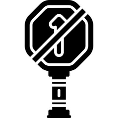 No Through Traffic Sign Icon