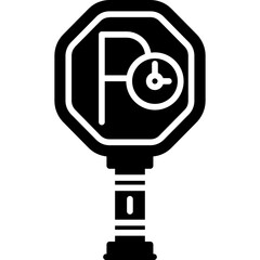 Time-Limited Parking Sign Icon