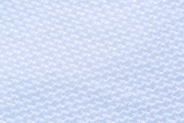 Fototapeta premium Macro white fabric texture,White sports jersey, High Resolution Knitted Fabric Detail 