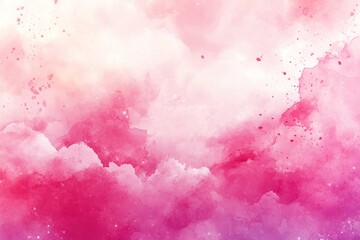 Fototapeta premium Abstract Watercolor Background with Pink and White Hues
