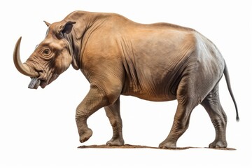 Obraz premium Astrapotherium magnum in full growth. Generate Ai