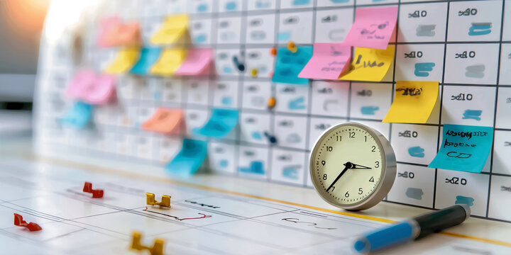 A visual representation of a time management matrix with tasks categorized by urgency and importance, emphasizing strategic planning and prioritization in time management.