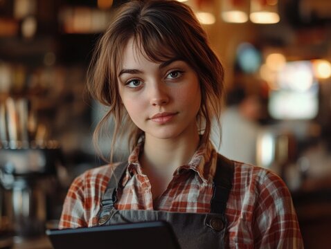 Young Female Barista