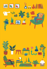 2025年の年賀状デザイン　巳年　手描きイラスト
