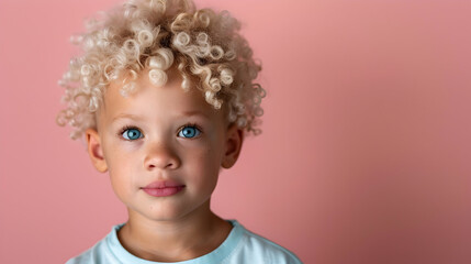 Naklejka premium International Albinism Awareness Day Albino Day
