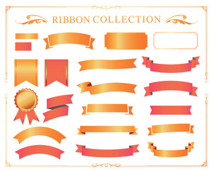 ハロウィンカラーのリボン