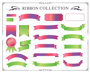 ハロウィンカラーのリボン