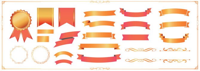 ハロウィンカラーのリボン