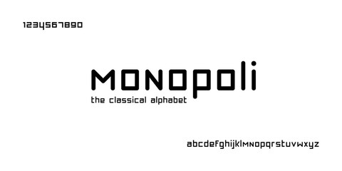 Classical abstract alphabet fonts logo design template.