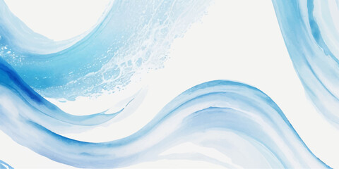 abstract soft blue and white abstract water color ocean wave texture background. Banner Graphic Resource as background for ocean wave and water wave abstract graphics	