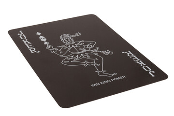 joker card black  poker game