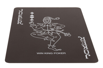 Obraz premium joker card black poker game
