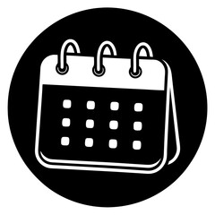 Calendar icon vector illustration 