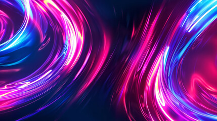 Fototapeta premium Abstract Pink And Blue Swirling Light Background.