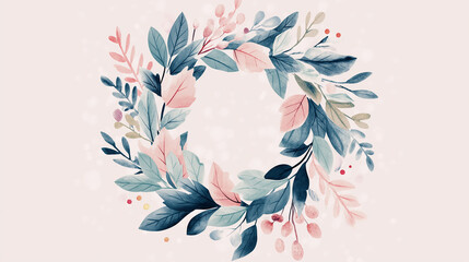 Christmas wreath festive decoration 
