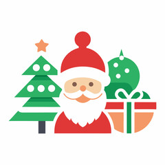 Christmas Logo Design Illustration