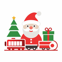 Christmas Logo Design Illustration