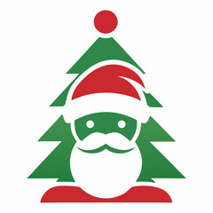 Christmas Logo Design Illustration