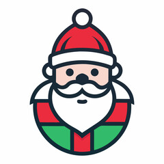 Christmas Logo Design Illustration