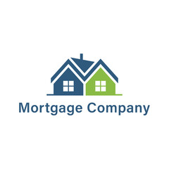 Elegant Mortgage Company Logo Design for Real Estate and Financial Services