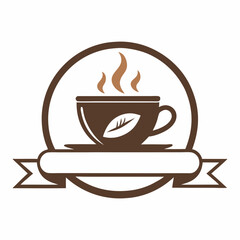 Coffee Cup Logo Art Illustration