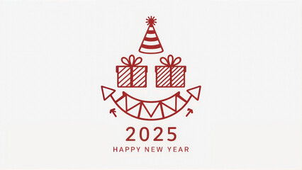 happy new year 2025 background