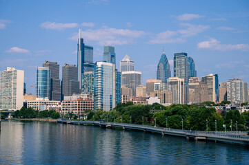 Fototapeta premium downtown city skyline