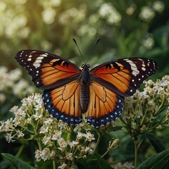 Naklejka premium butterfly generative ai