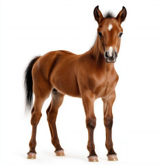 Obraz premium Filly Isolated