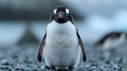 Fototapeta premium The Icy Expanse Antarctica Where The Bitter