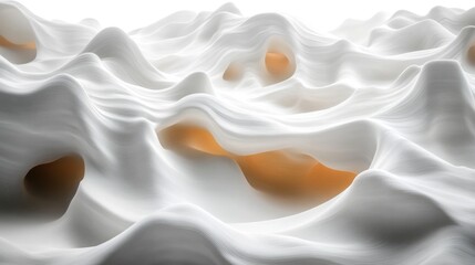 Fototapeta premium Abstract Voluminous Light and White Texture Modern Design