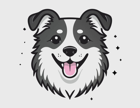 recommend clip art: Alaskan Malamute German shepherd silhouette dog design. alopecies dog illustration, animal drawing.