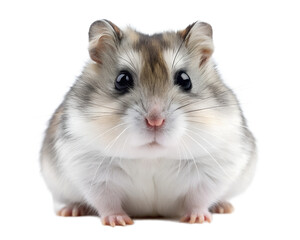 Campbell's dwarf hamster, Cute Hamster on transparent or white background