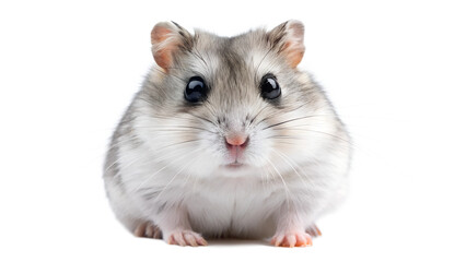 Campbell's dwarf hamster, Cute Hamster on transparent or white background