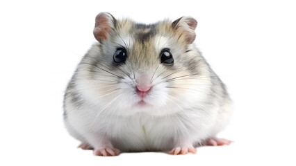 Campbell's dwarf hamster, Cute Hamster on transparent or white background
