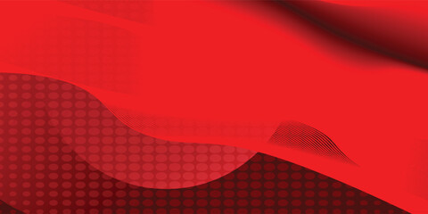 Red abstract background. Dynamic shapes composition.