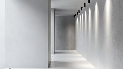 Track Lighting for Flexibility in Minimalist Hallways, Examine how minimalist track lighting can be used to provide flexible, adjustable lighting solutions in hallways.