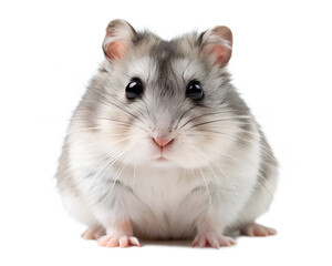 Campbell's dwarf hamster, Cute Hamster on transparent or white background