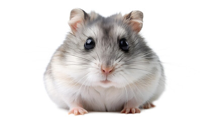Campbell's dwarf hamster, Cute Hamster on transparent or white background