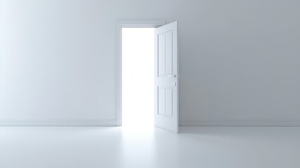 Opening the door symbolizes new beginnings, like career opportunities, business endeavors, and personal initiatives. It represents taking steps towards unexplored paths