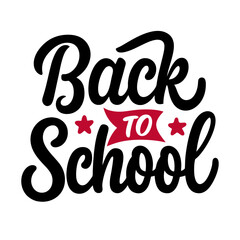 Playful Back to School Lettering Vector Illustration for SVG and Cricut Designs