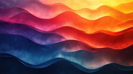 Obraz premium A colorful abstract design background with vibrant geometric patterns.