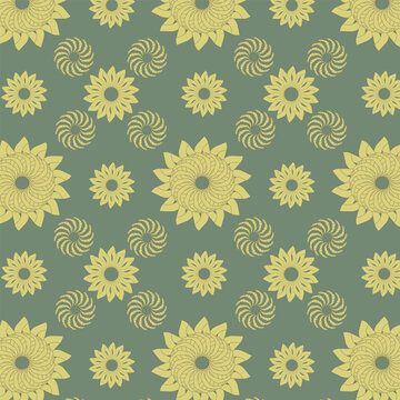 Boho Geometrical flowers 