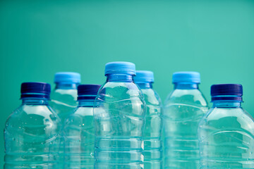 A step towards sustainability, water bottles for recycling