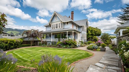 Obraz premium Real estate investment opportunity in a beautifully restored classic home