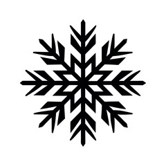 Snowflake set on isolated background. Isolated snowflake collection. Frost background. Christmas. Vector illustration