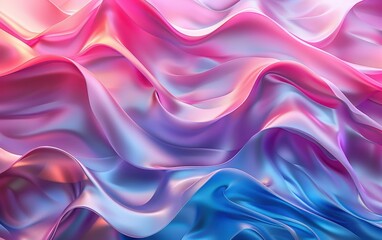 Obraz premium Abstract Colorful Wavy Pattern