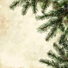 Obraz premium Christmas fir backgrounds plant,Christmas background, pine branches, pine cones, holiday decor, fresh pine, Christmas greenery, festive background 