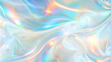 Fototapeta premium Abstract trendy holographic background. Real texture in pale violet, pink and mint colors with scratches and irregularities. Abstract trendy holographic background with real texture in pale violet pin