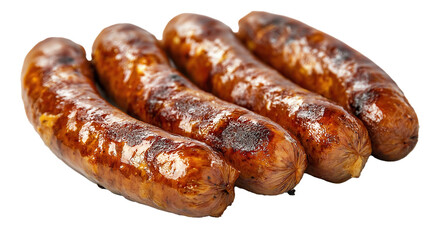 Sausage isolated on transparent background PNG